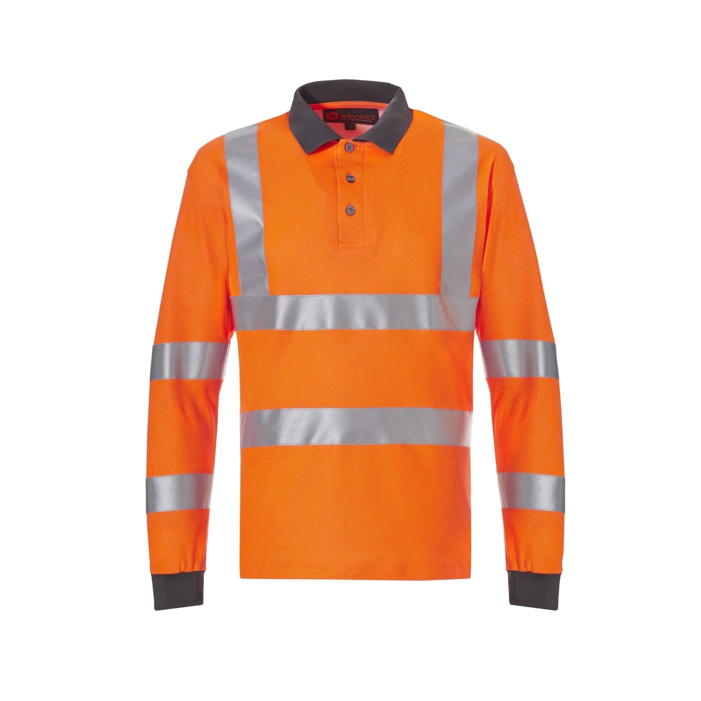 Polo Rovince Safetyline A.V. lleuger, repel·lent d'insectes (NEN-8333 i EN-17487), EN ISO-20471 i bandes 3M