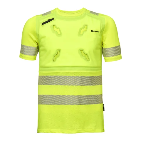 Camiseta A.V. refrigerant Inuteq BODYCOOL SMART-X HI-VIS de màniga curta,  tecnologia DRY