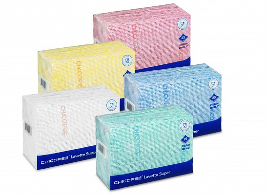Bayeta 7446X Lavette Super , estructura abierta, alimentario y antibacterias, caja 150 paños 51x36 cm.