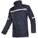 Softshell Cardinia con protección arco eléctrico clase 1 24,3 cal/cm2 marino con banda reflex.
