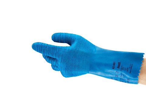 Guant làtex doble cautxú natural ANSELL Alphatec 62-401