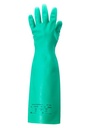 Guante Solvex nitrilo verde sin flocar, 455 mm